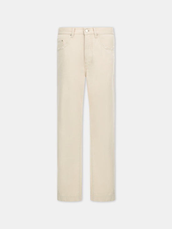 STRAIGHT FLARE JEAN - Ecru - AMIRI