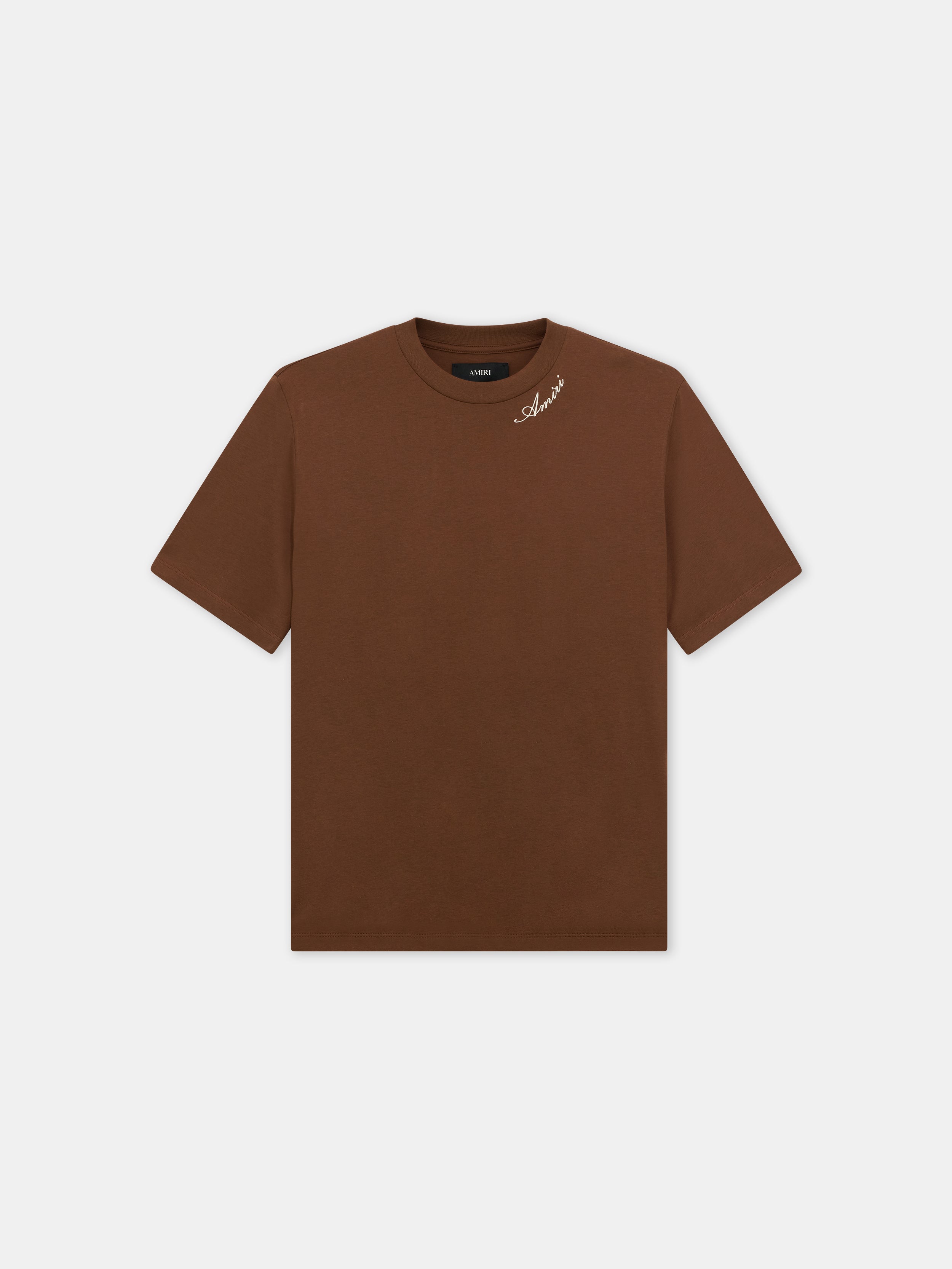 Product AMIRI SCRIPT TEE - Tobacco featured image