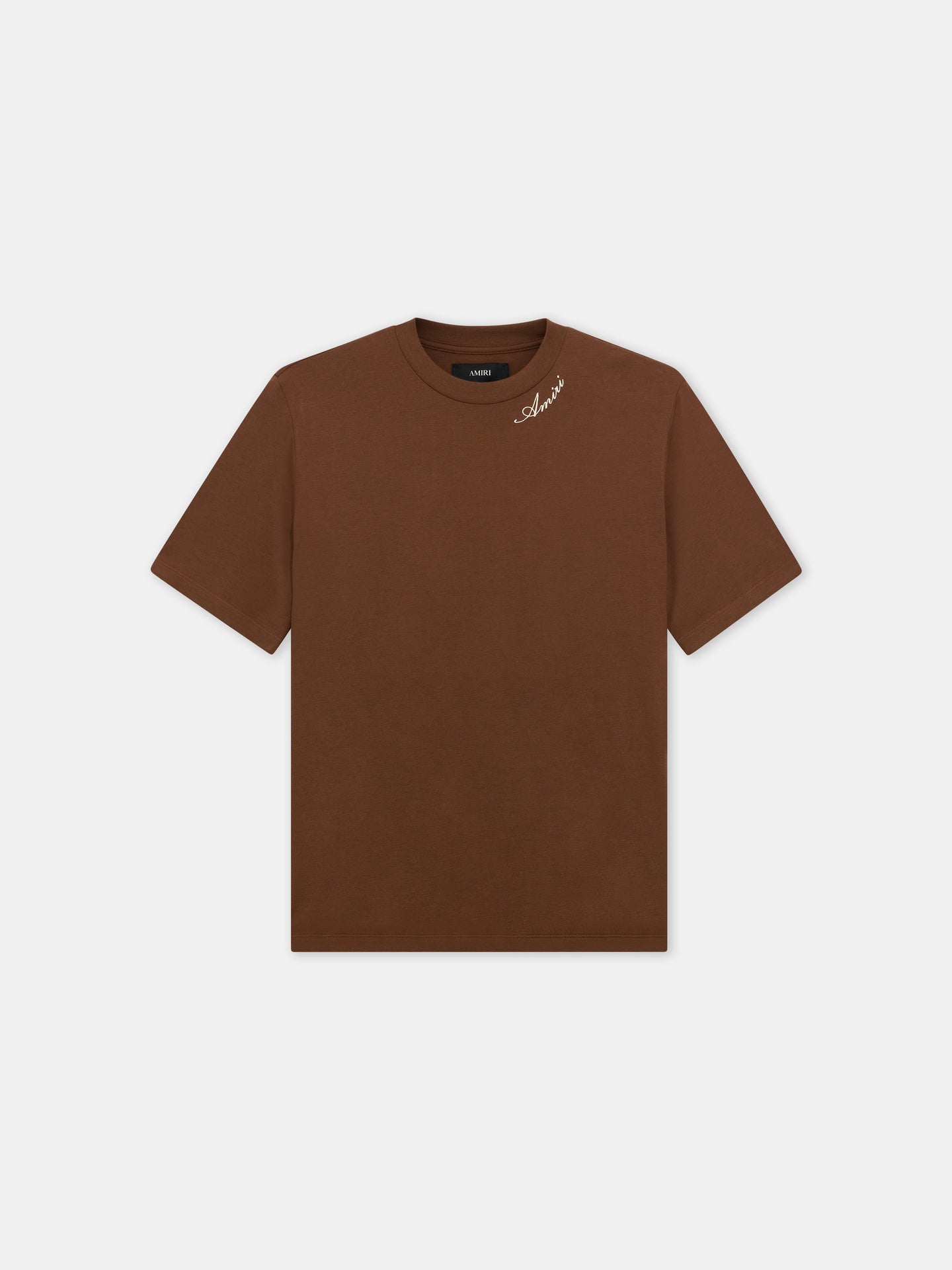 AMIRI SCRIPT TEE - Tobacco - AMIRI