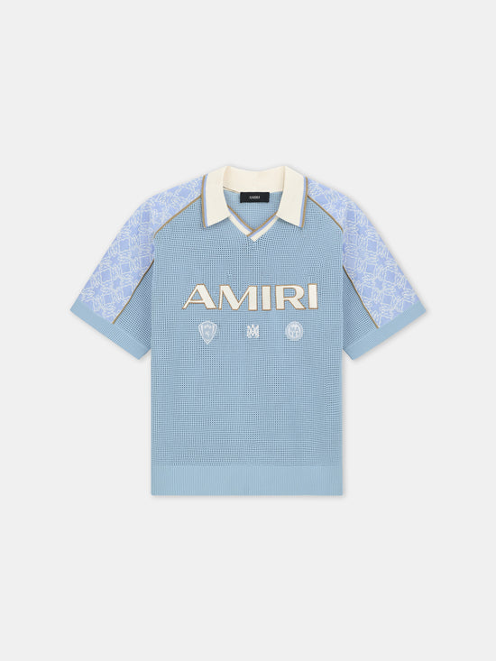 AMIRI SPORT MESH JERSEY - Sky