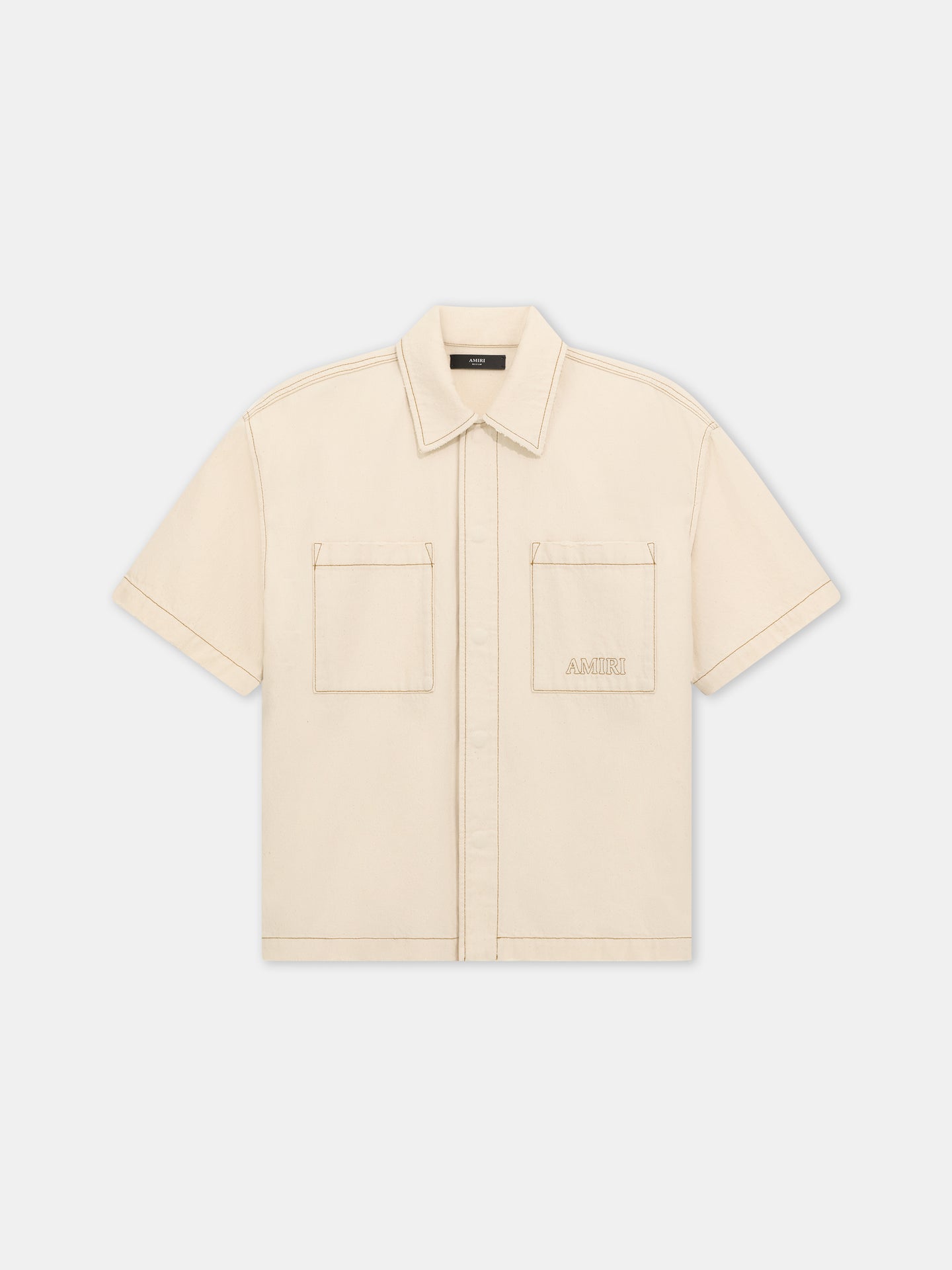 AMIRI DENIM SHIRT - Ecru - AMIRI