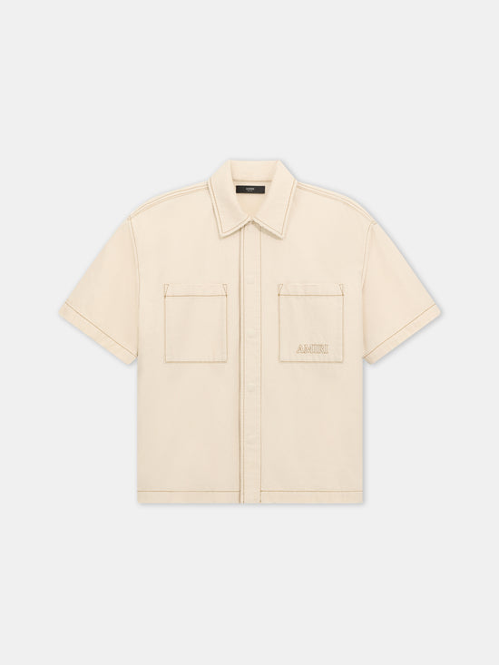 AMIRI DENIM SHIRT - Ecru - AMIRI