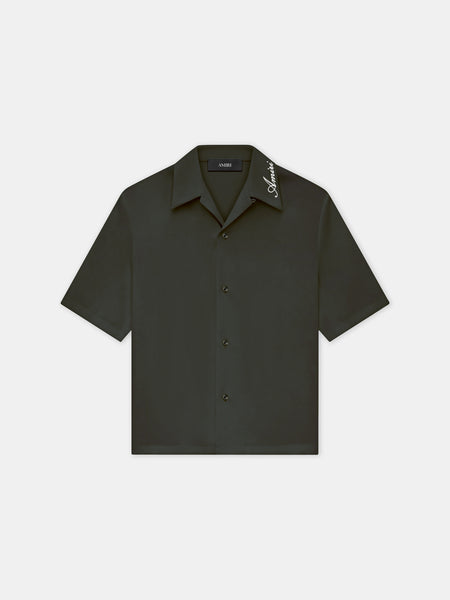 AMIRI シャツ AMIRI CAMP SHIRT - Dark Green
