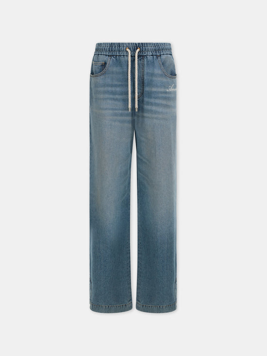 DRAWSTRING BAGGY JEAN - Pacific - AMIRI