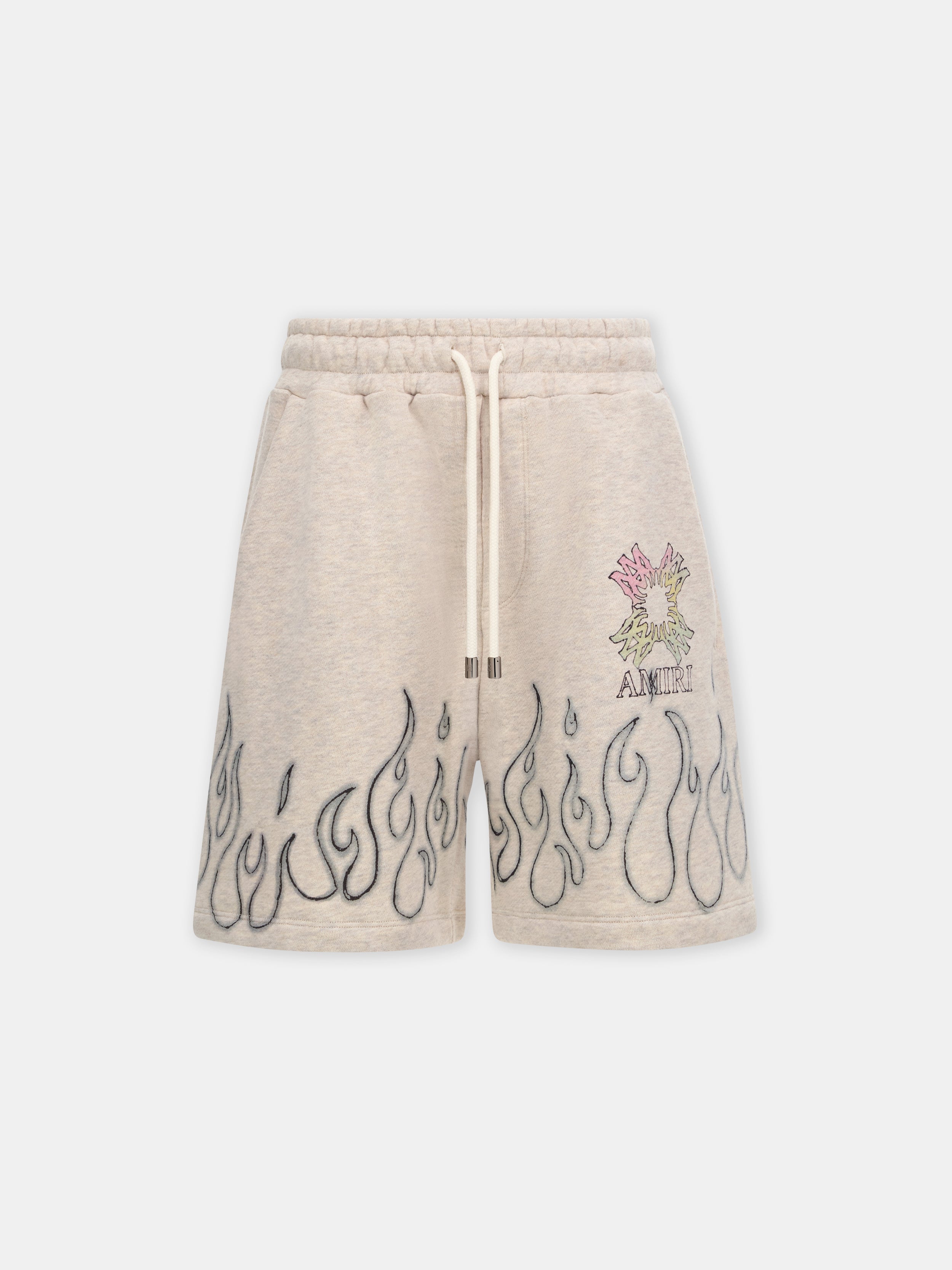 Product MA QUAD FLAMES SWEATSHORT - Ivory featured image
