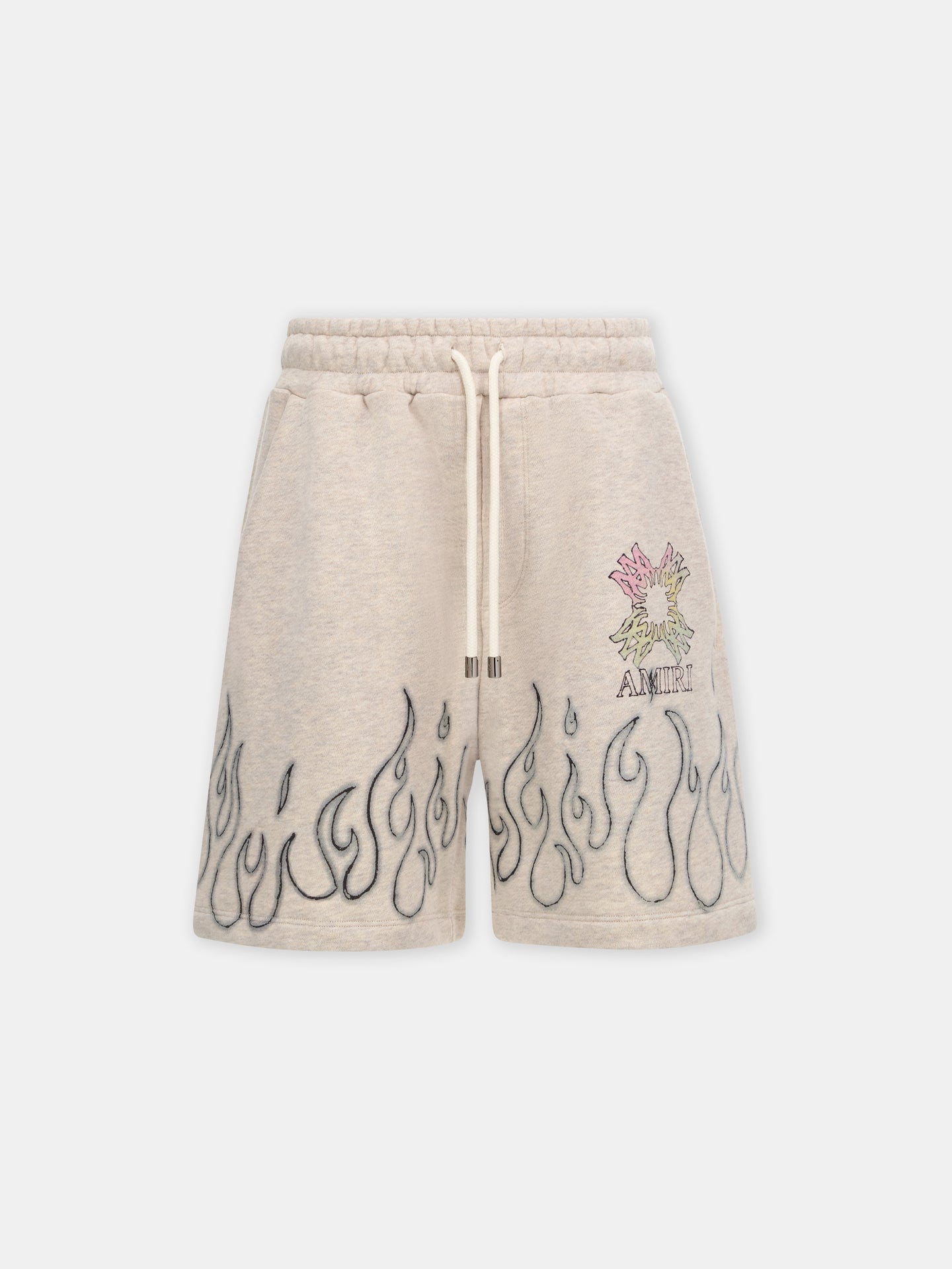 MA QUAD FLAMES SWEATSHORT - Ivory