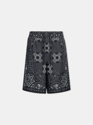 MA CHECK SHORT - Black - AMIRI