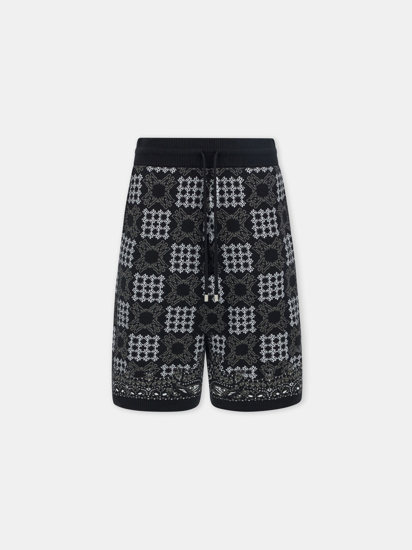 MA QUAD CHECK MESH KNIT SHORT - Black - AMIRI