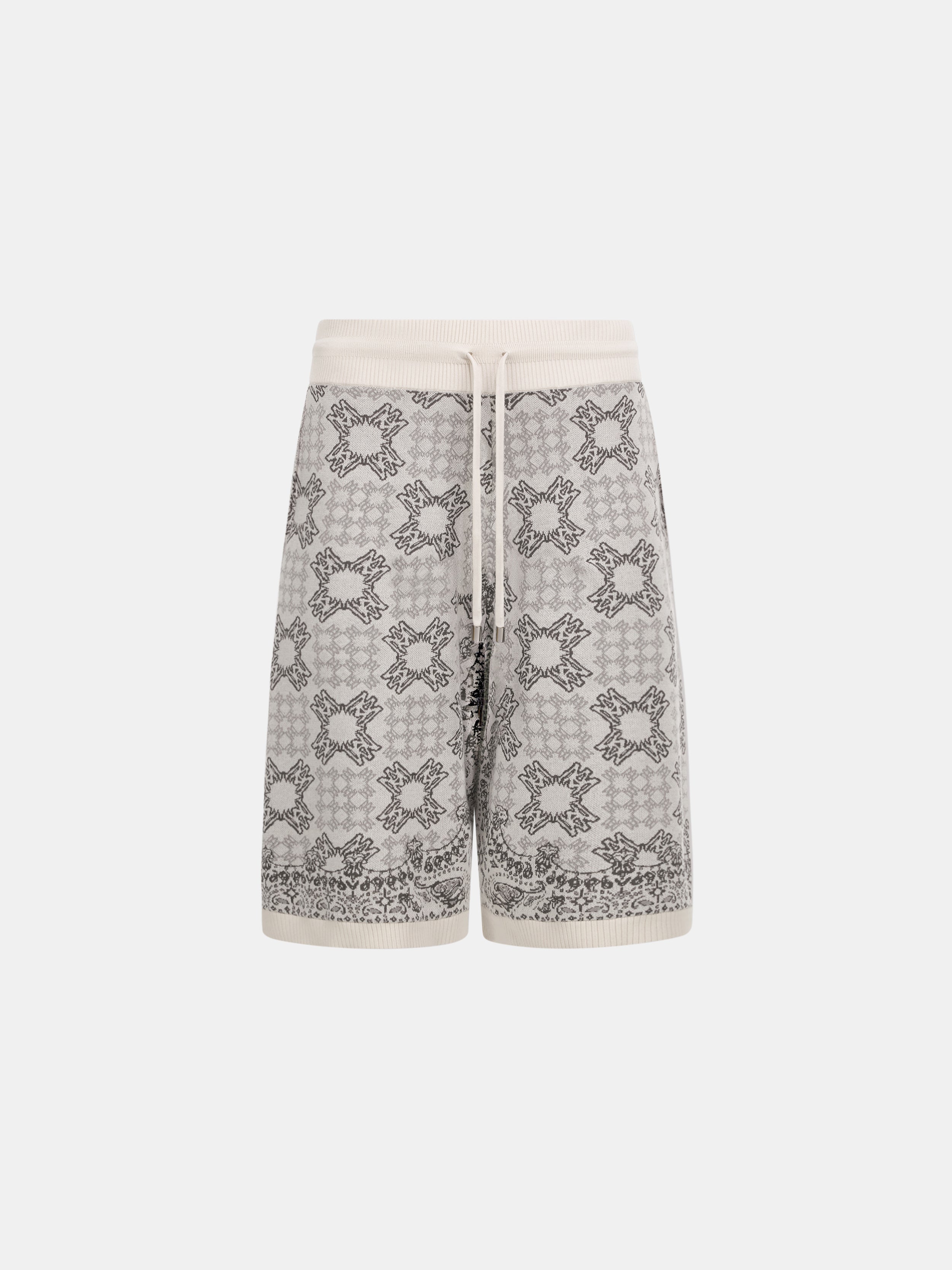 Product MA QUAD CHECK MESH KNIT SHORT - Alabaster featured image
