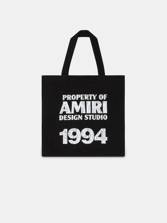 AMIRI 1994 CANVAS TOTE BAG - Black - AMIRI