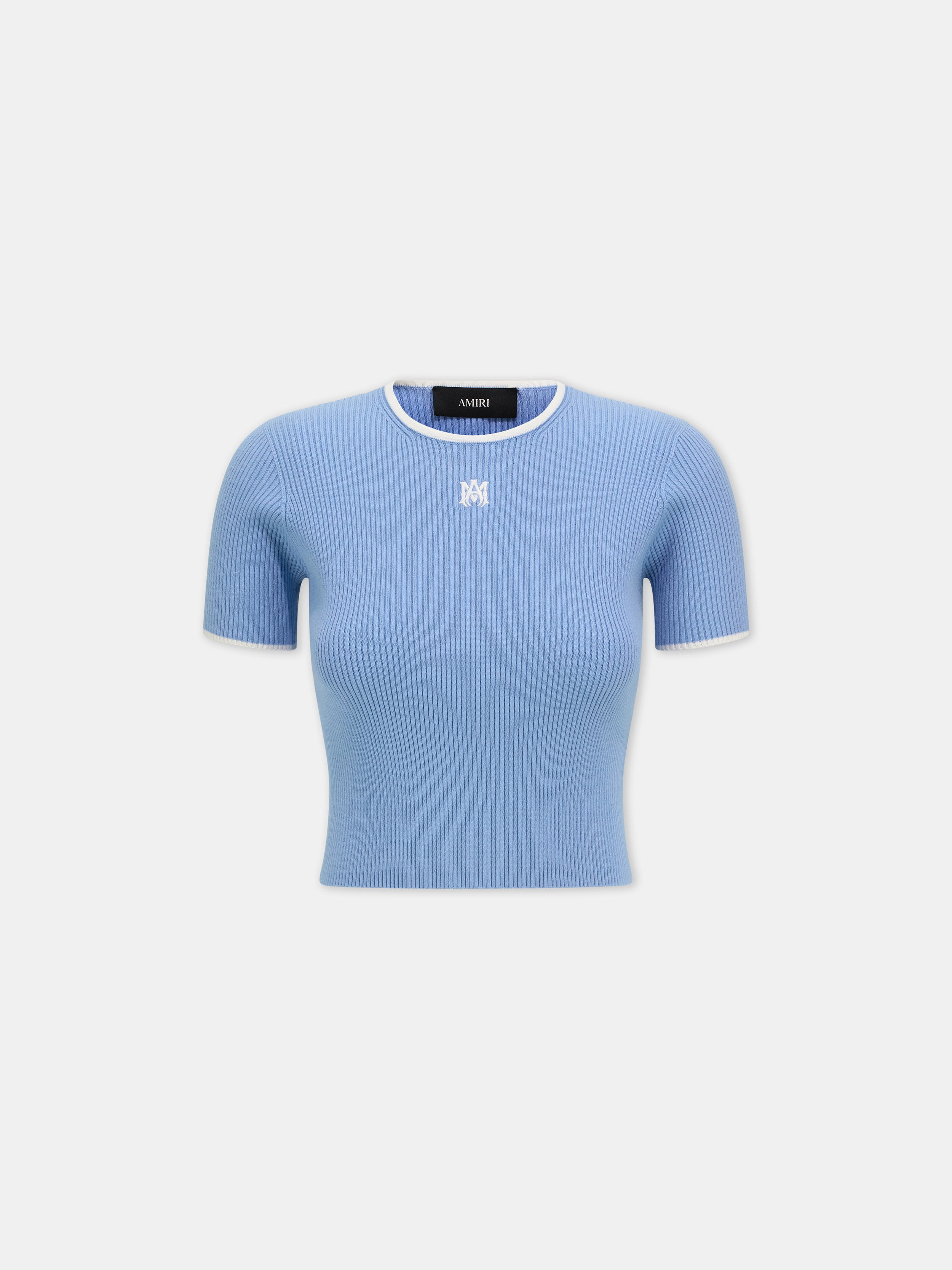 Product WOMEN - WOMEN'S MA RIB KNIT BABY TEE - Skyline Blue featured image