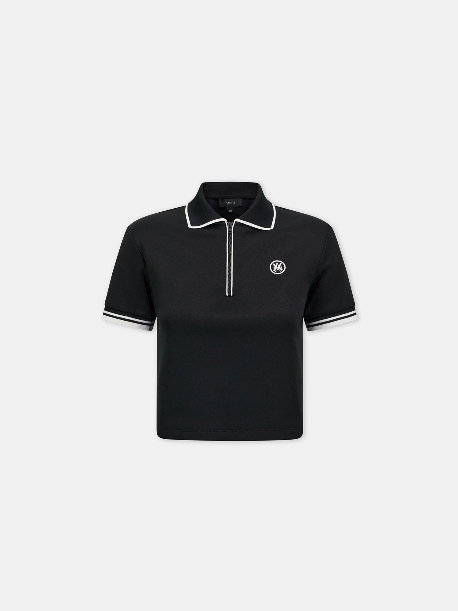 Product WOMEN - WOMEN'S MA ZIP POLO - Black featured image
