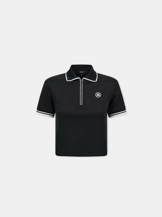 WOMEN - WOMEN'S MA ZIP POLO - Black - AMIRI