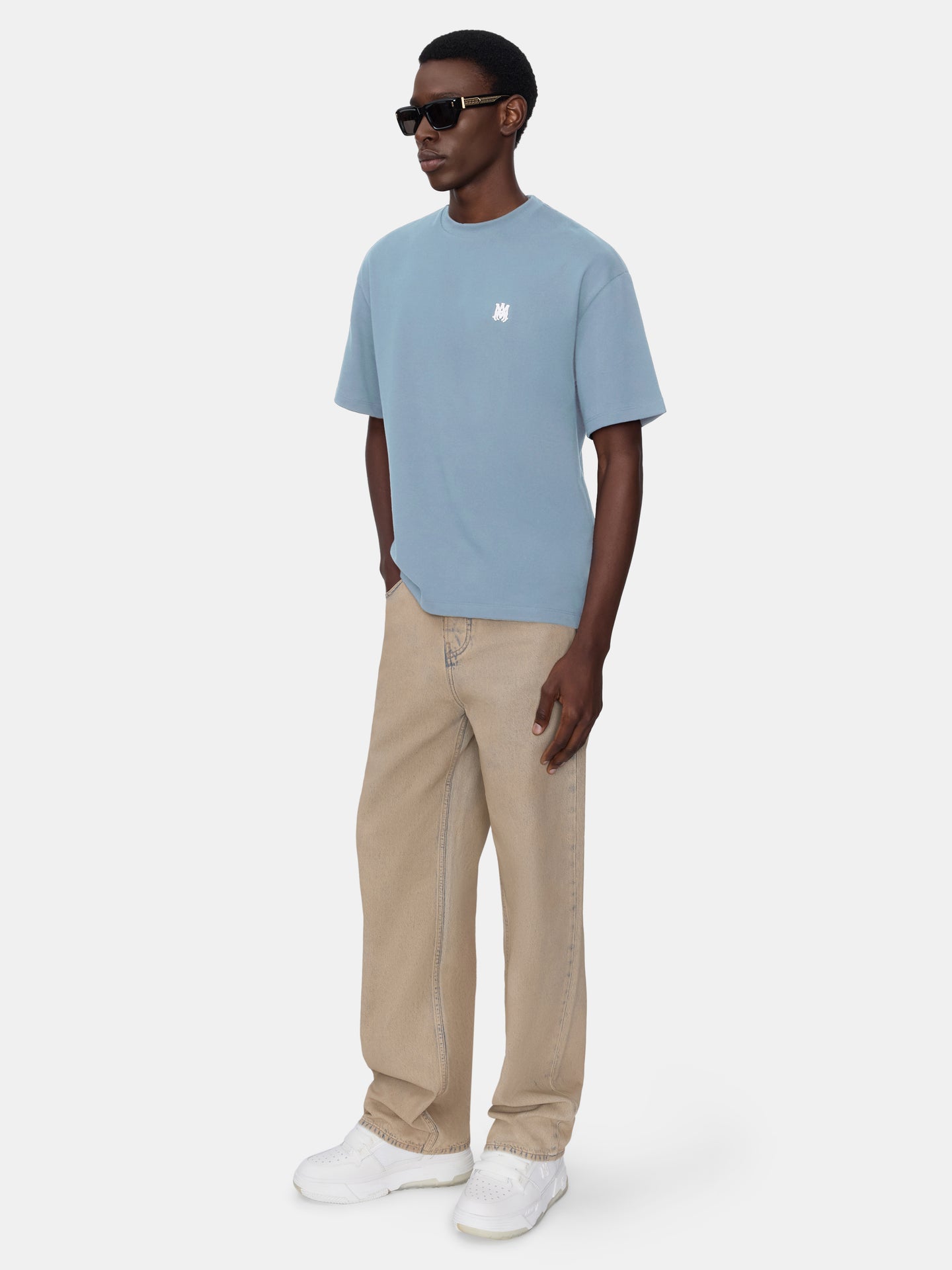 MA SKATER TEE - ASHLEY BLUE