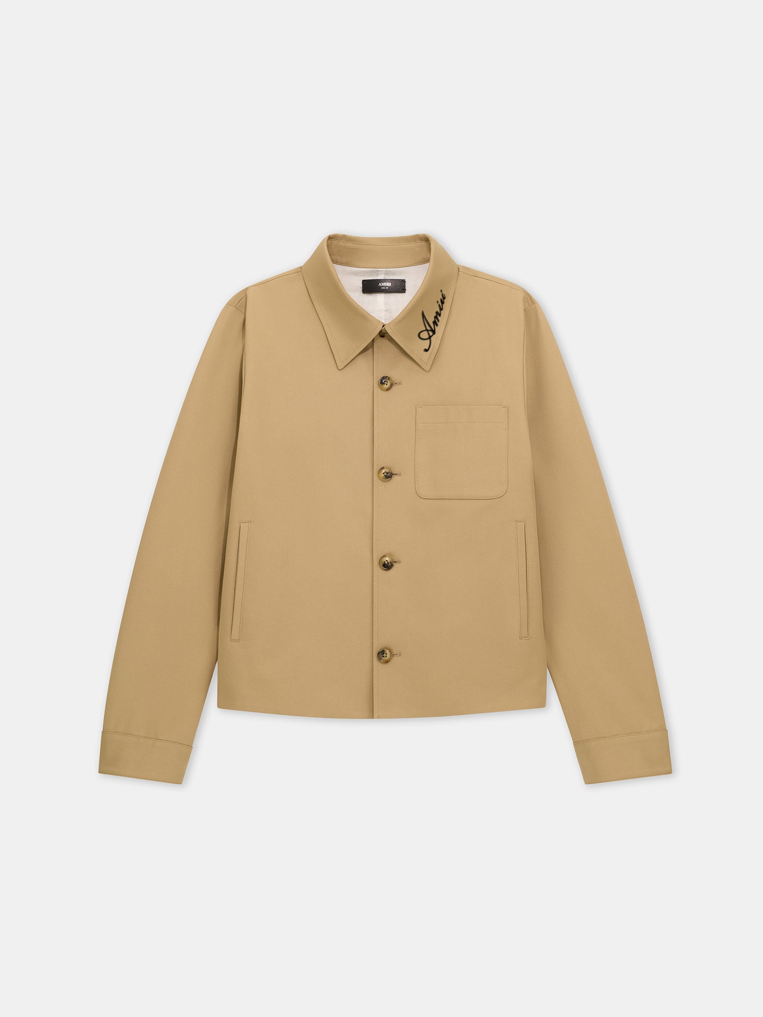 Product SCRIPT COLLAR SHIRT JACKET - Earth featured image