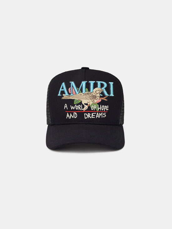HOPE AND DREAMS TRUCKER HAT
- Black - AMIRI