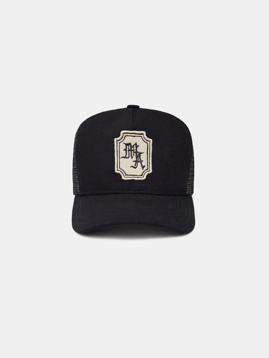 MA CHATEAU COTTON TRUCKER HAT
- Black - AMIRI