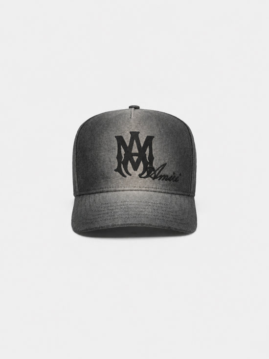 MA SCRIPT CANVAS HAT - Black - AMIRI