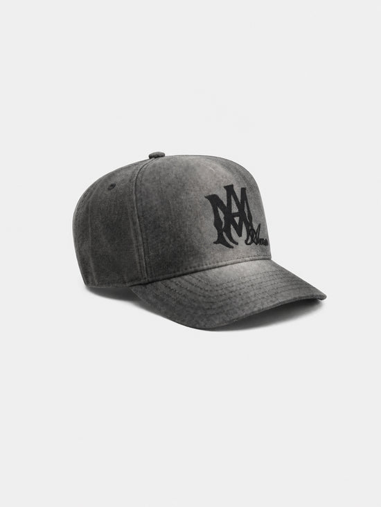 MA SCRIPT CANVAS HAT - Black - AMIRI