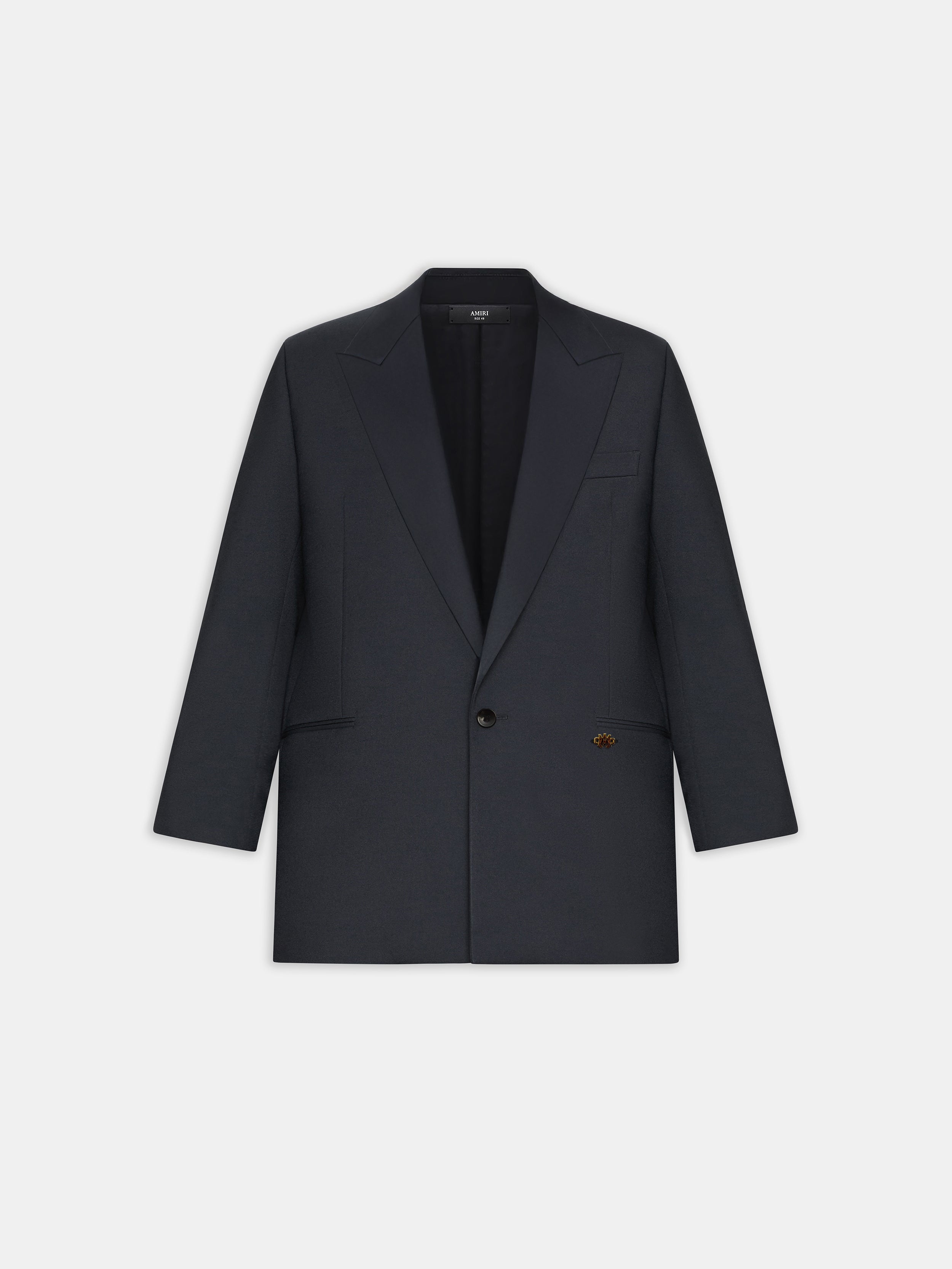 Product SINGLE-BREASTED TUXEDO JACKET - BLACK featured image