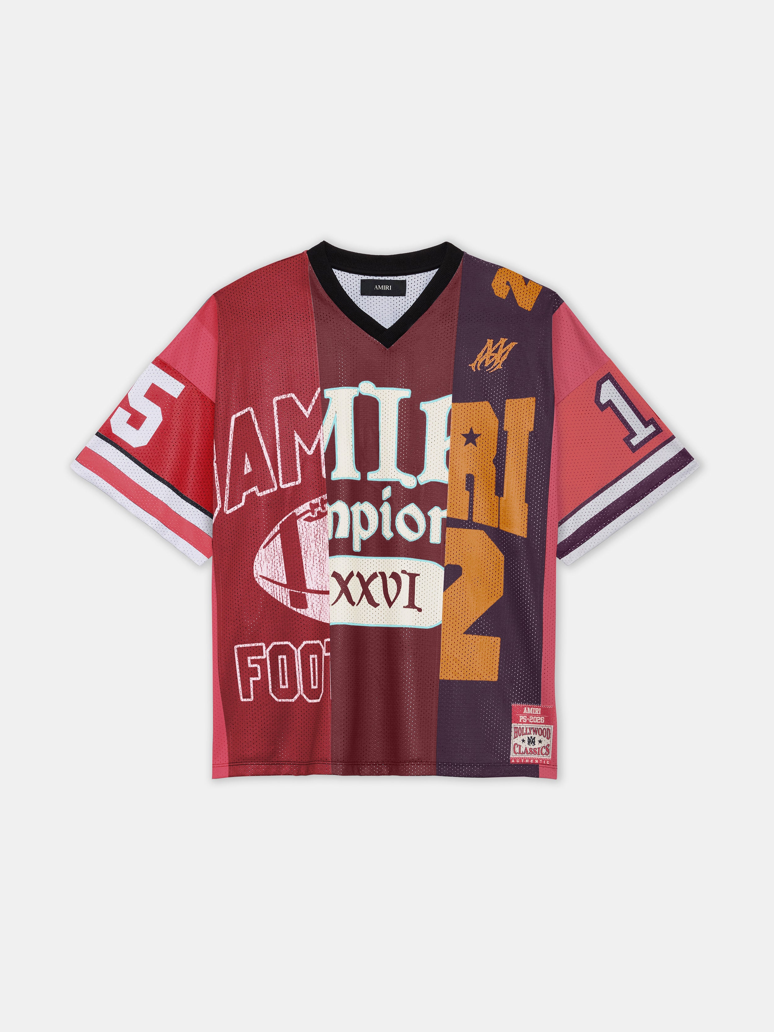 Product SPLICED OVERSIZED MESH TEE - Red featured image