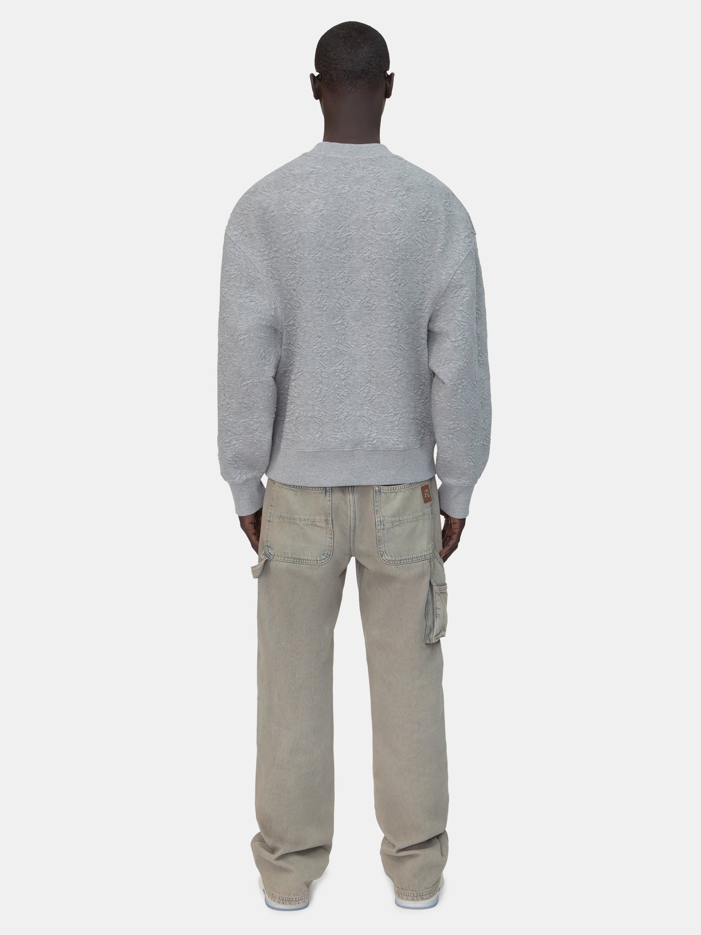 MA QUAD OVERSIZED CREW - STONE - AMIRI