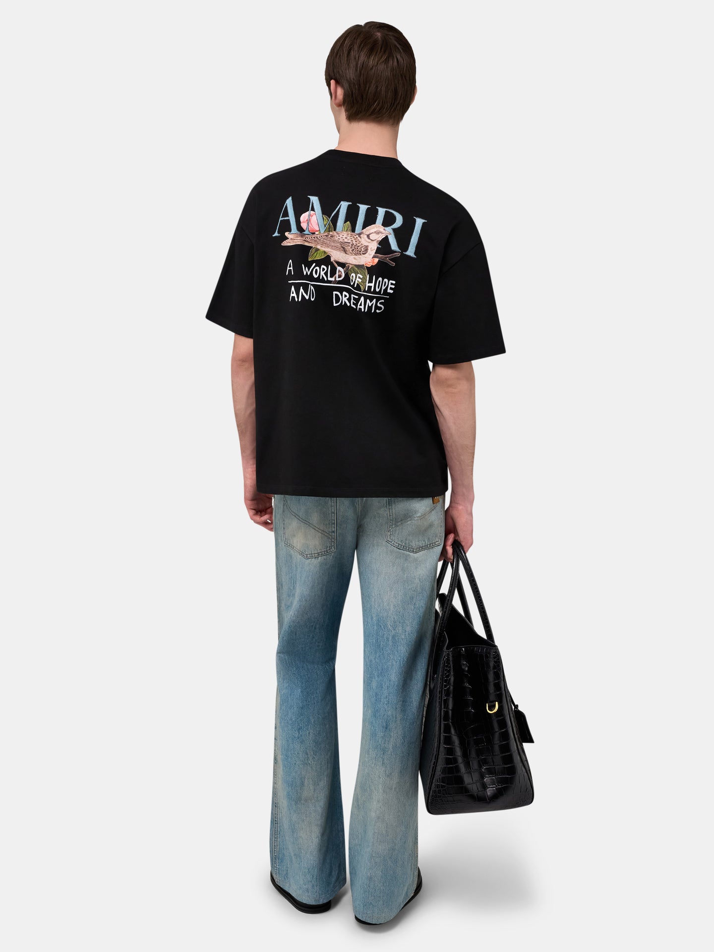HOPE AND DREAMS OVERSIZED TEE - Black - AMIRI