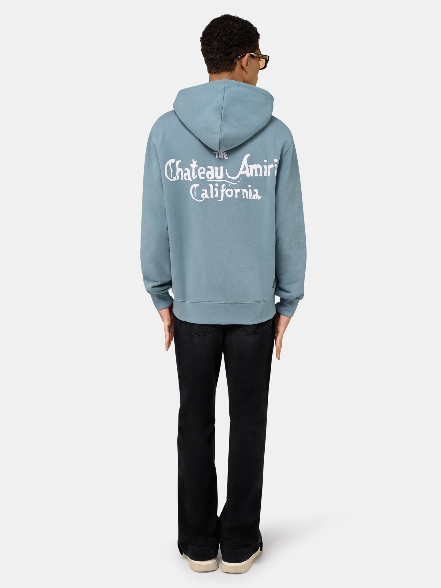 MA CHATEAU ZIP HOODIE - Steel - AMIRI