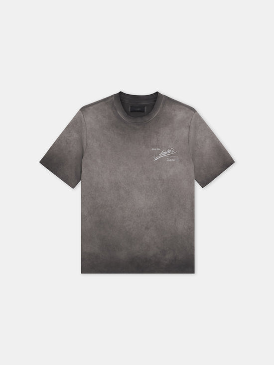 AMIRI QUALITY GOODS LABEL TEE - Black - AMIRI