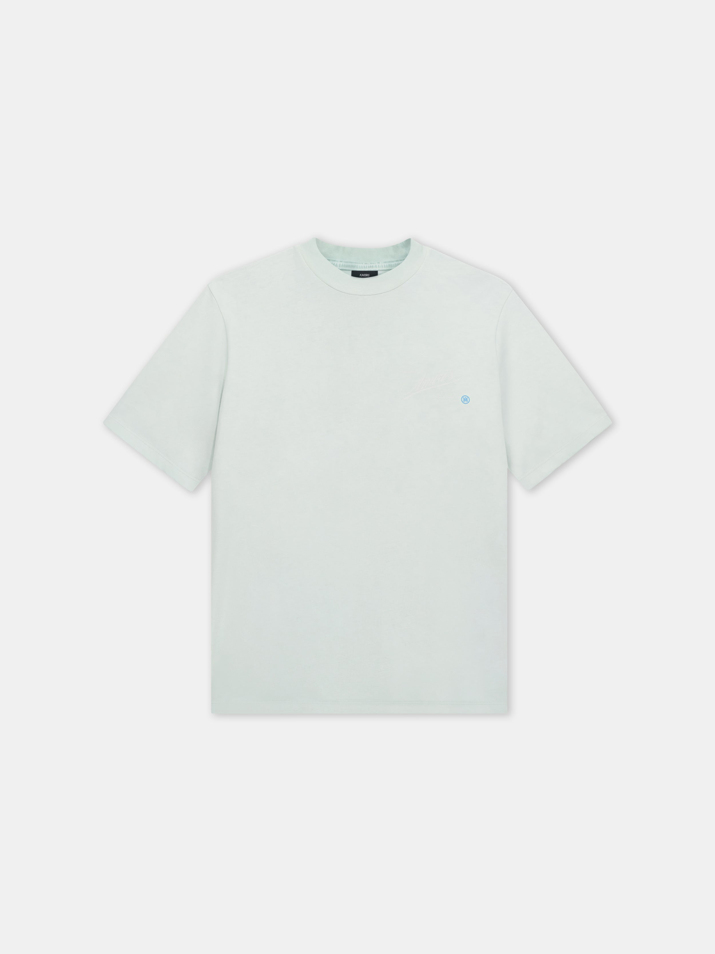 Product AMIRI QUALITY GOODS LABEL TEE - Powder Teal featured image
