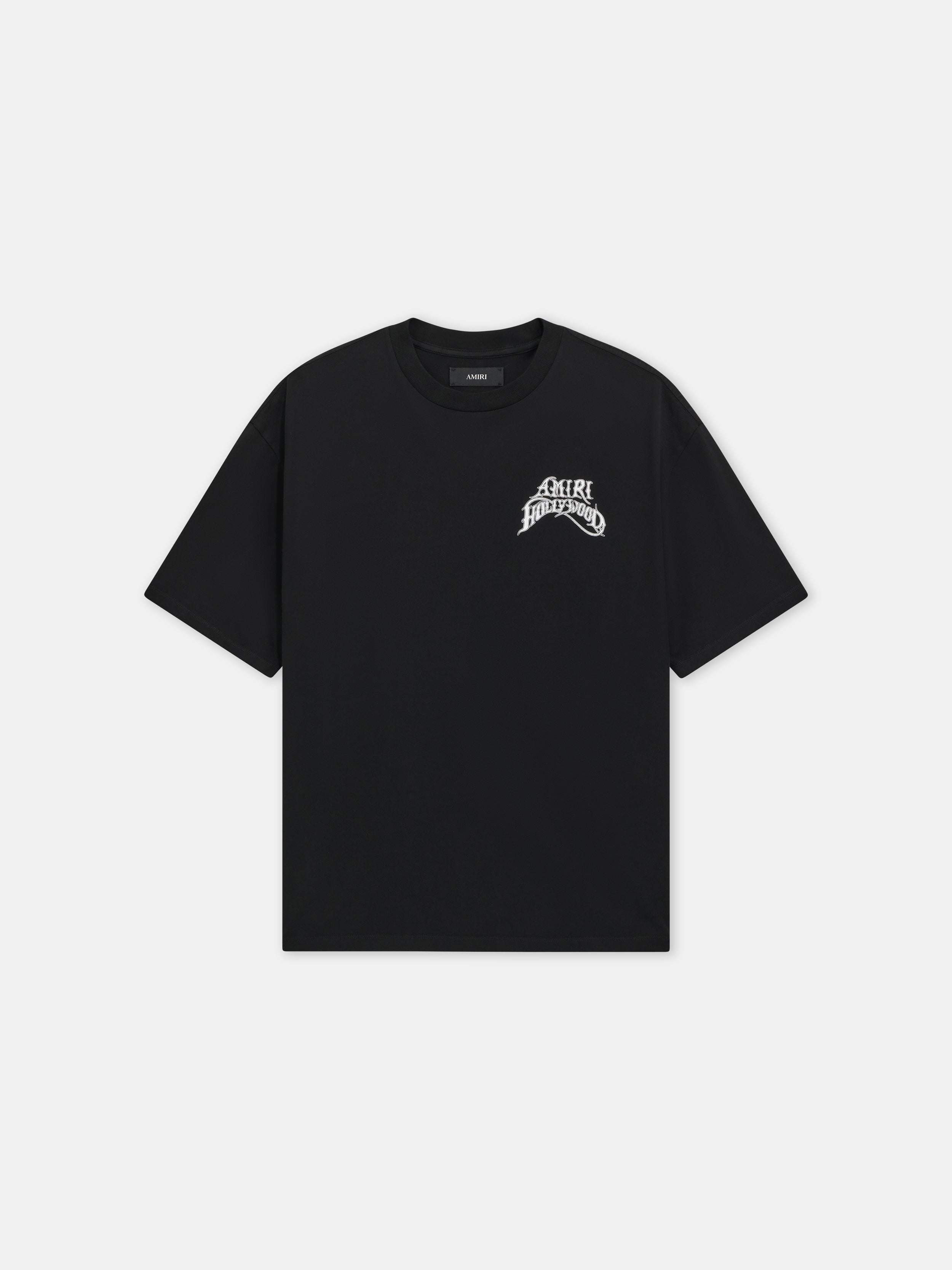 Product AMIRI HOLLYWOOD LIGHTWEIGHT JERSEY SKATE TEE - Black featured image