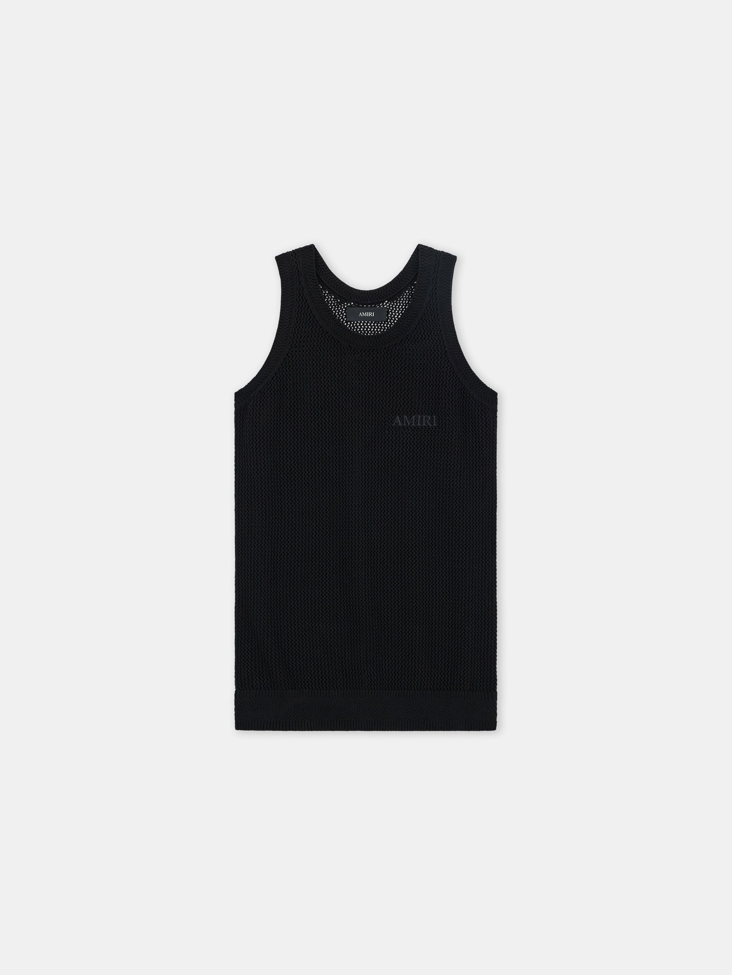 Product AMIRI KNIT MESH TANK - Black featured image
