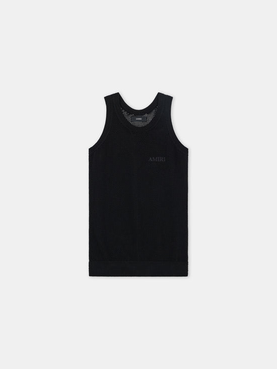 AMIRI KNIT MESH TANK - Black - AMIRI