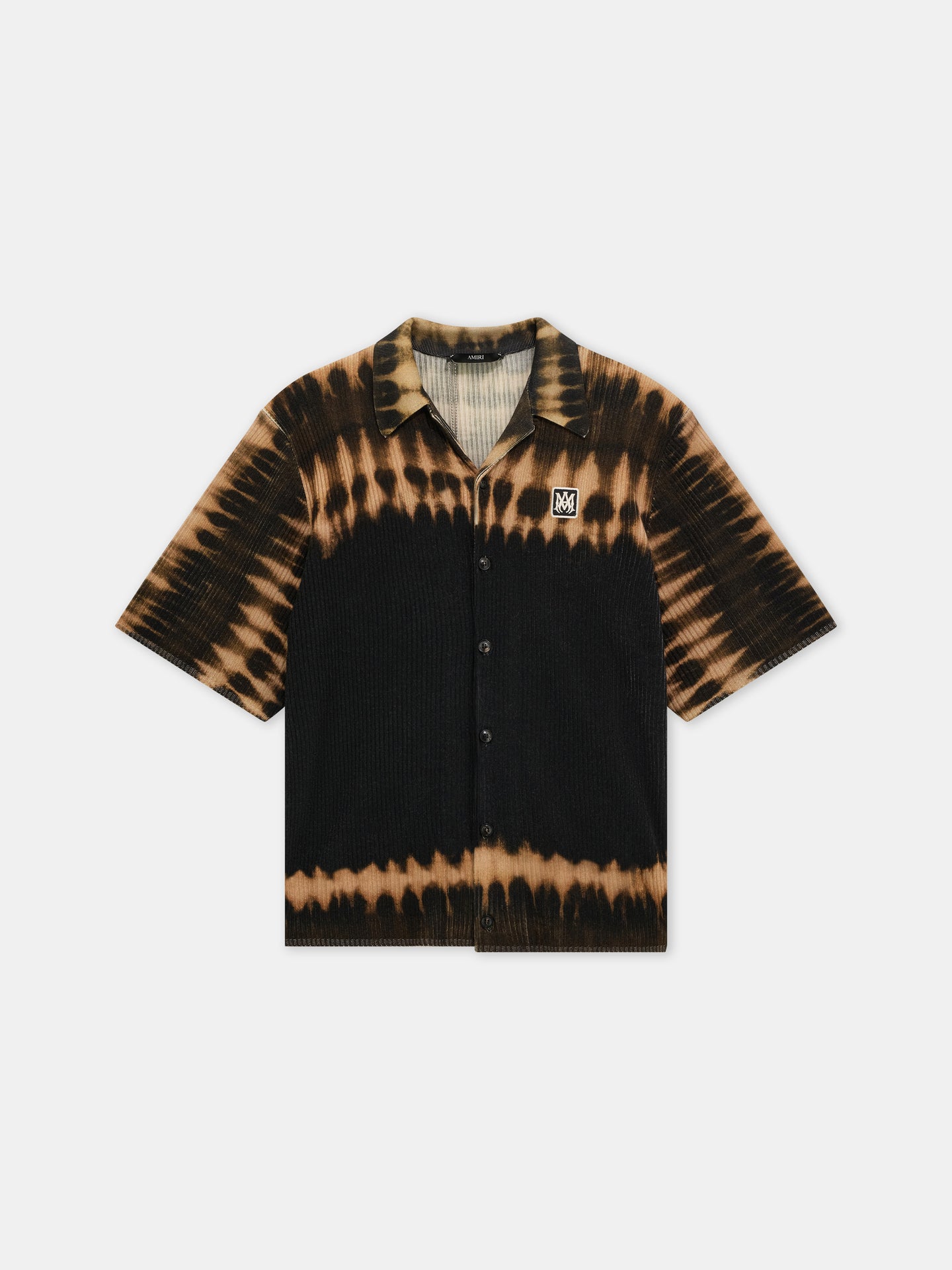 MA PATCH TIE DYE KNIT SHIRT - Black - AMIRI