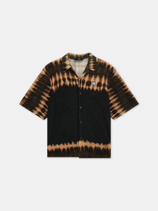 MA PATCH TIE DYE KNIT SHIRT - Black - AMIRI