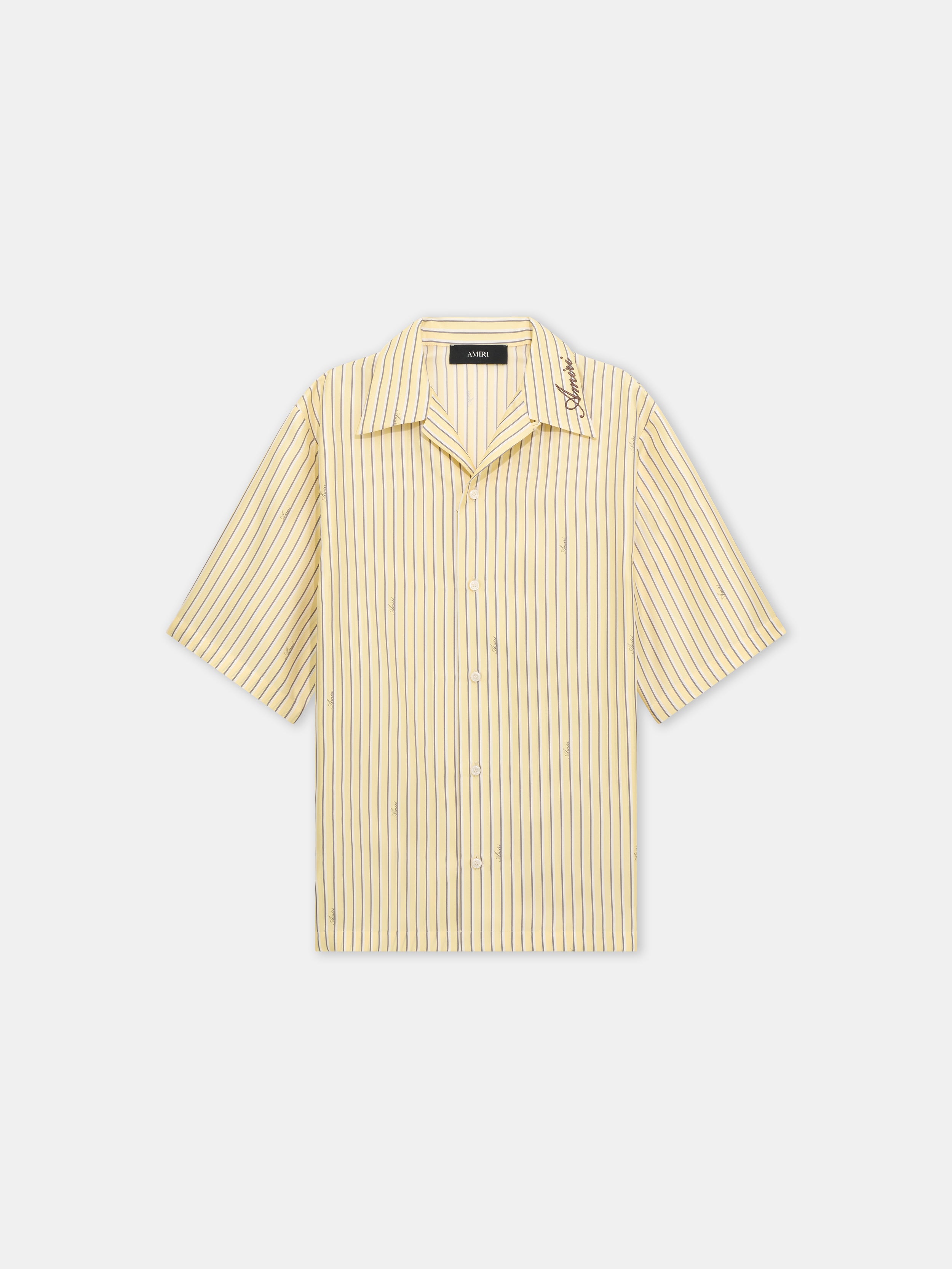 Product AMIRI SCRIPT BOWLING SHIRT - Sherbet Yellow featured image
