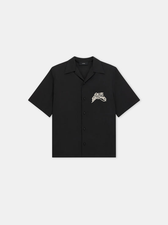 AMIRI HOLLYWOOD CAMP SHIRT - Black