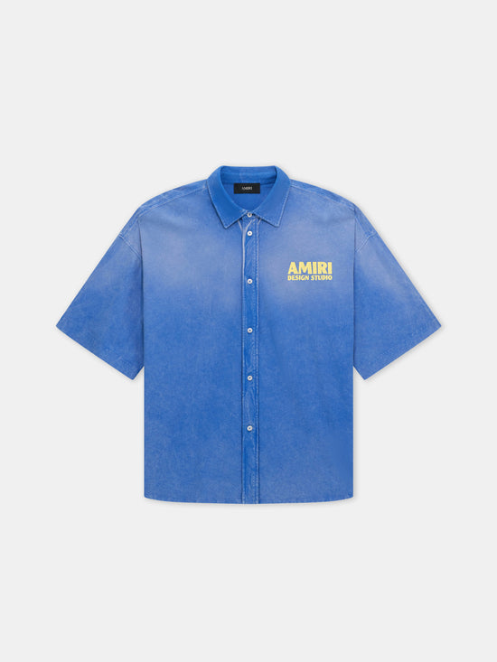 AMIRI 1994 CAMP SHIRT - Sapphire