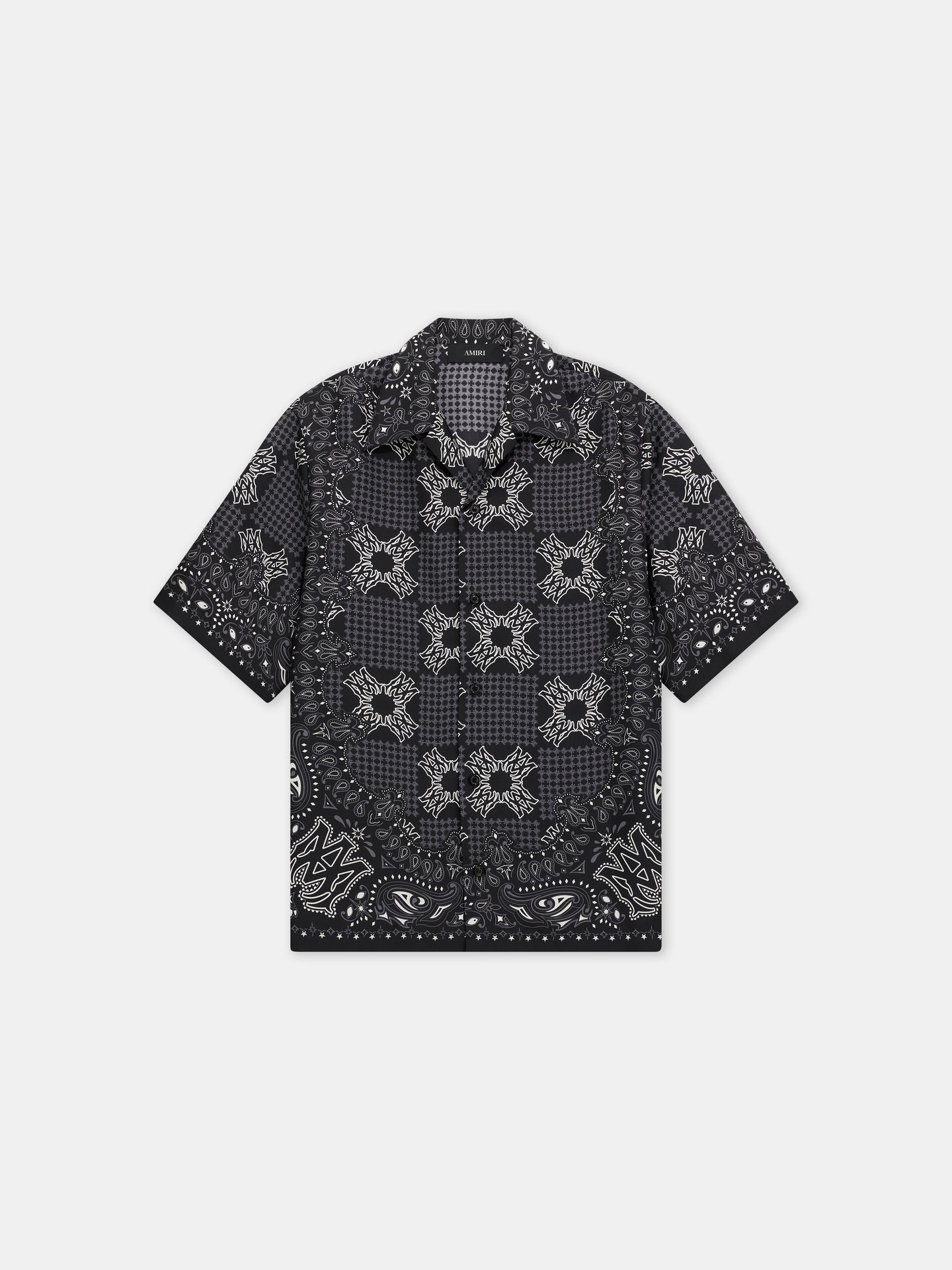 MA CHECK CAMP SHIRT - Black - AMIRI