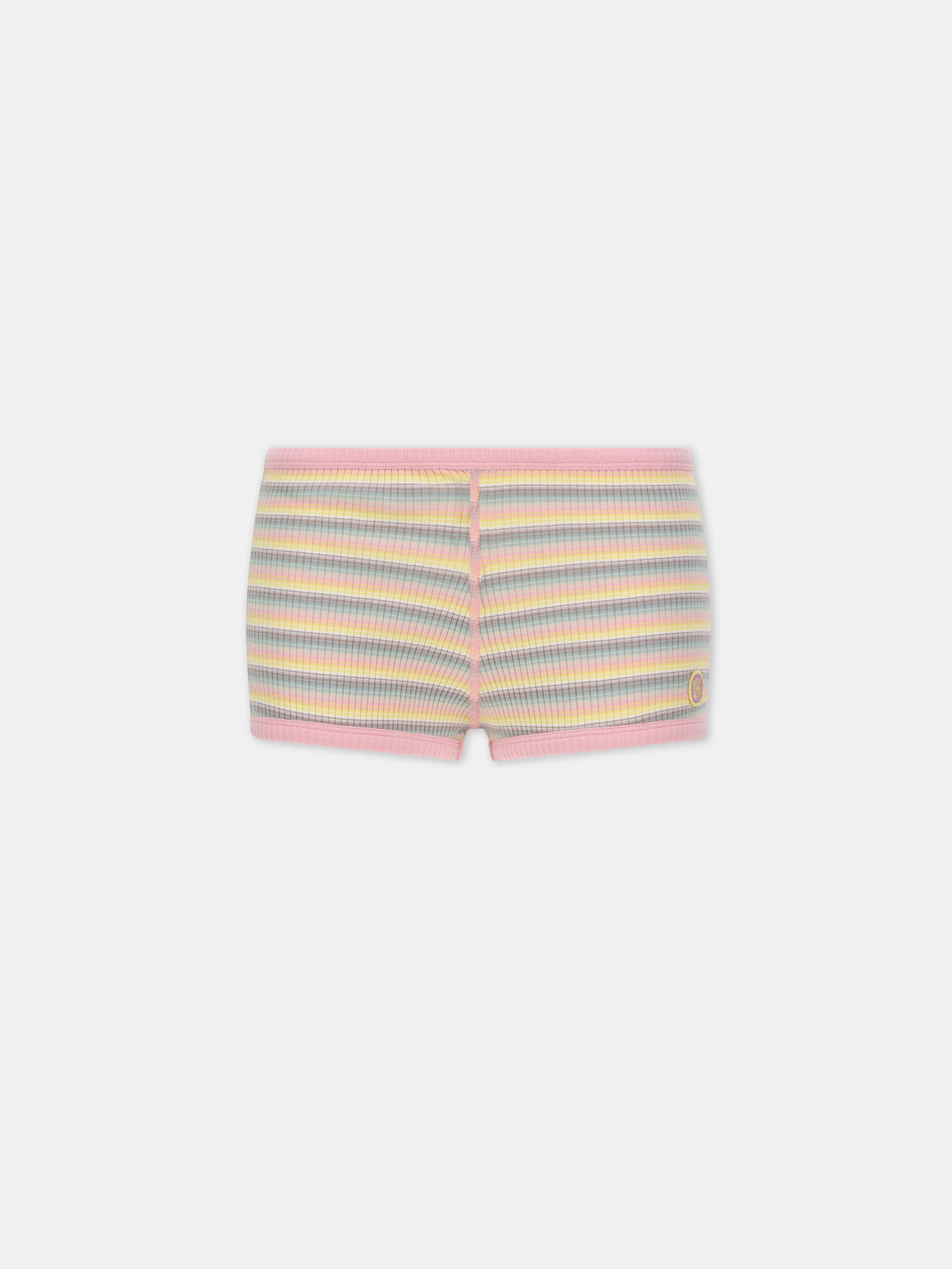 Product WOMEN - WOMEN'S MA STRIPED MICRO SHORT - Multi featured image
