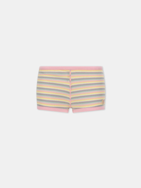 WOMEN - WOMEN'S MA STRIPED MICRO SHORT - Multi - AMIRI