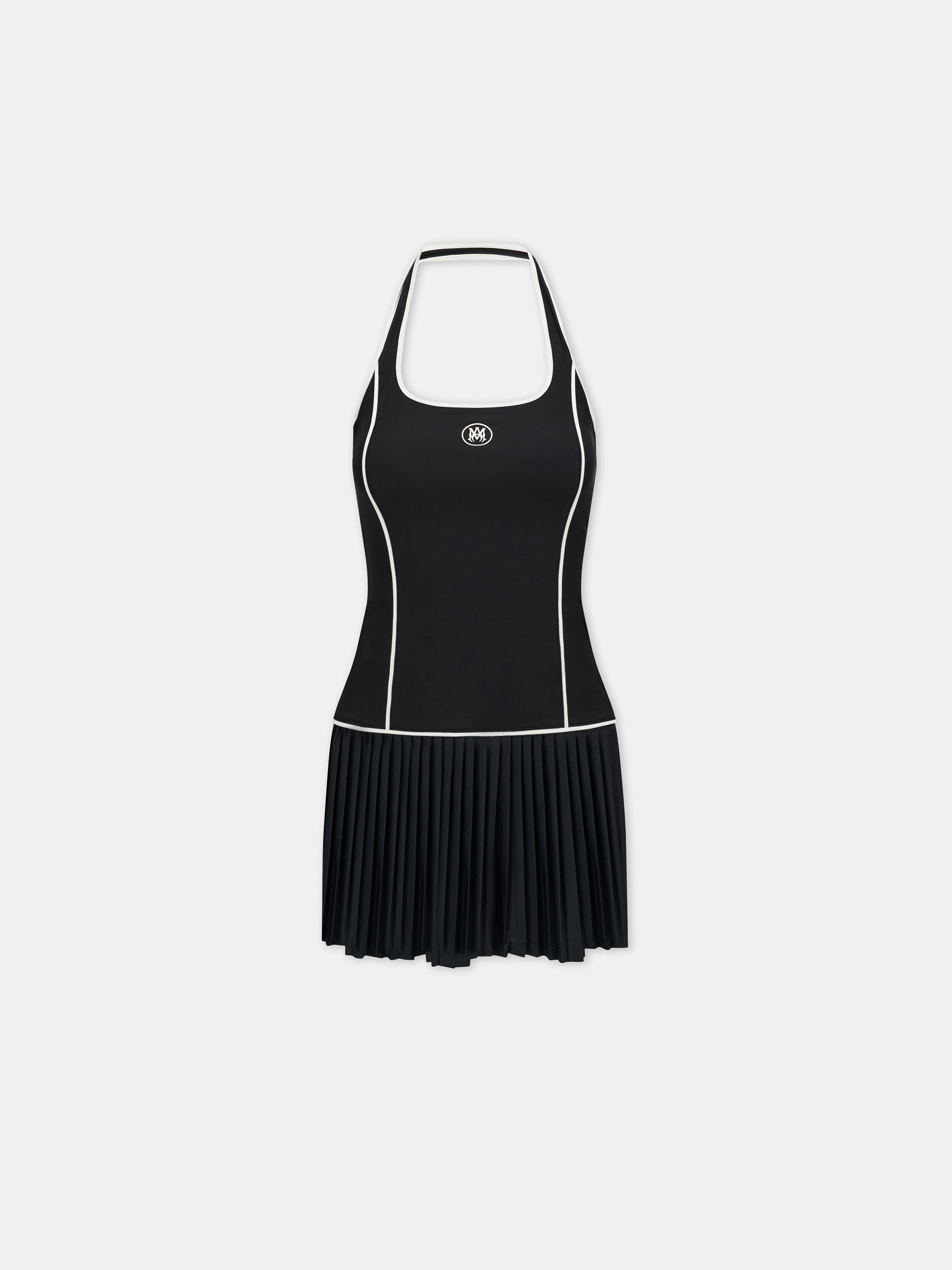 Product WOMEN - WOMEN'S MA PLEATED MINI DRESS - Black featured image