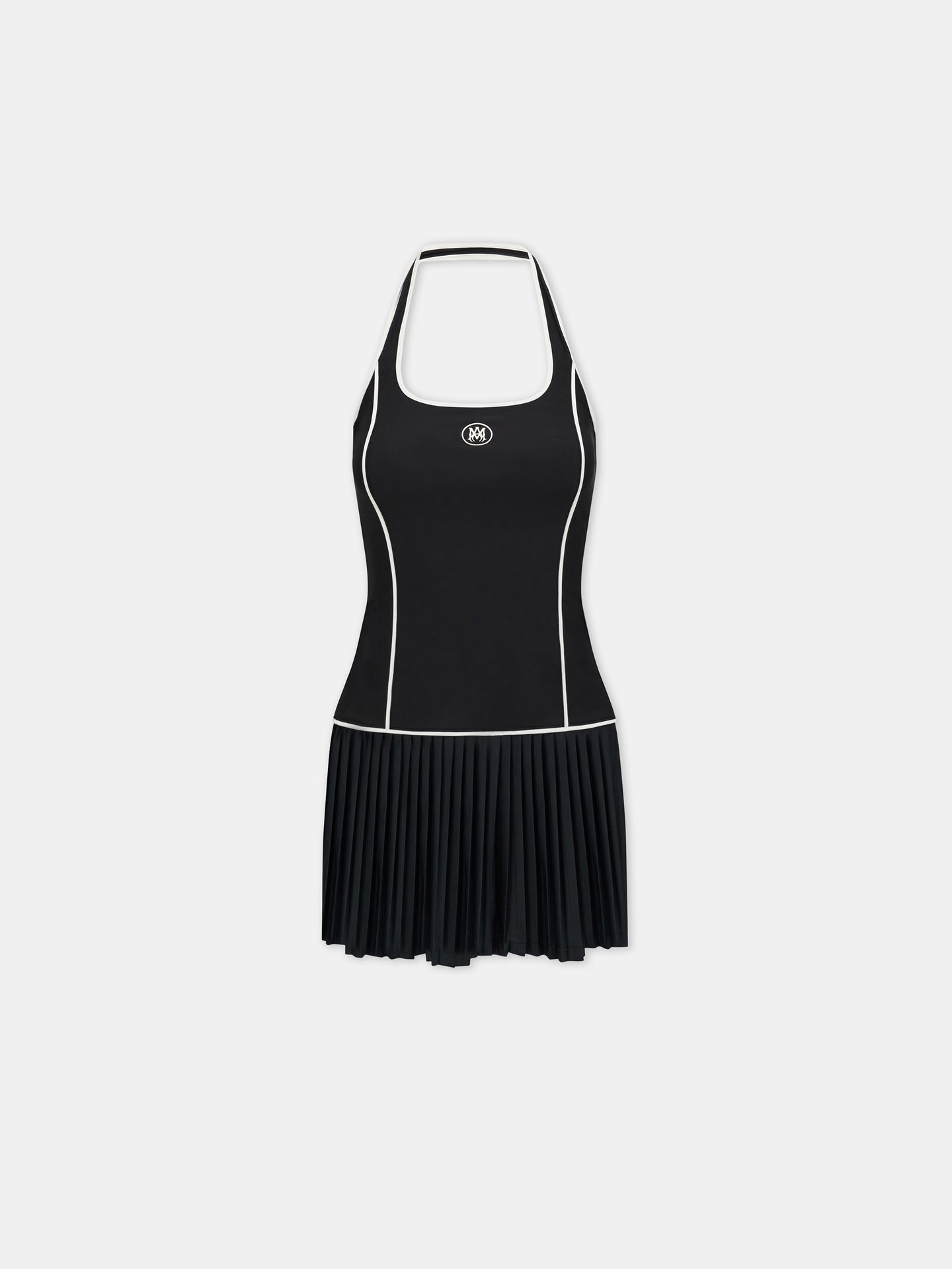 WOMEN - WOMEN'S MA PLEATED MINI DRESS - Black - AMIRI