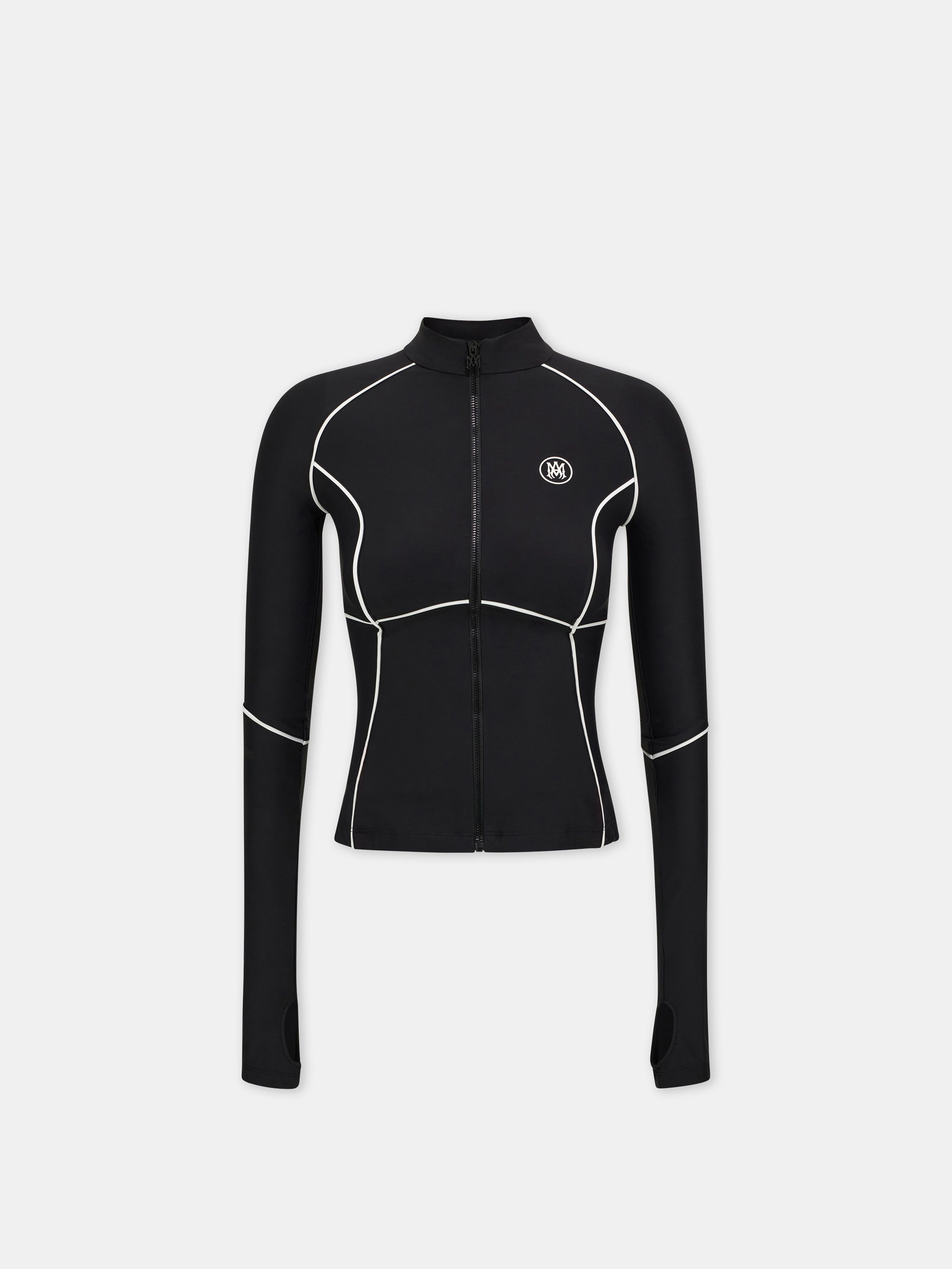Product WOMEN - WOMEN'S MA ZIPPED TOP - Black featured image