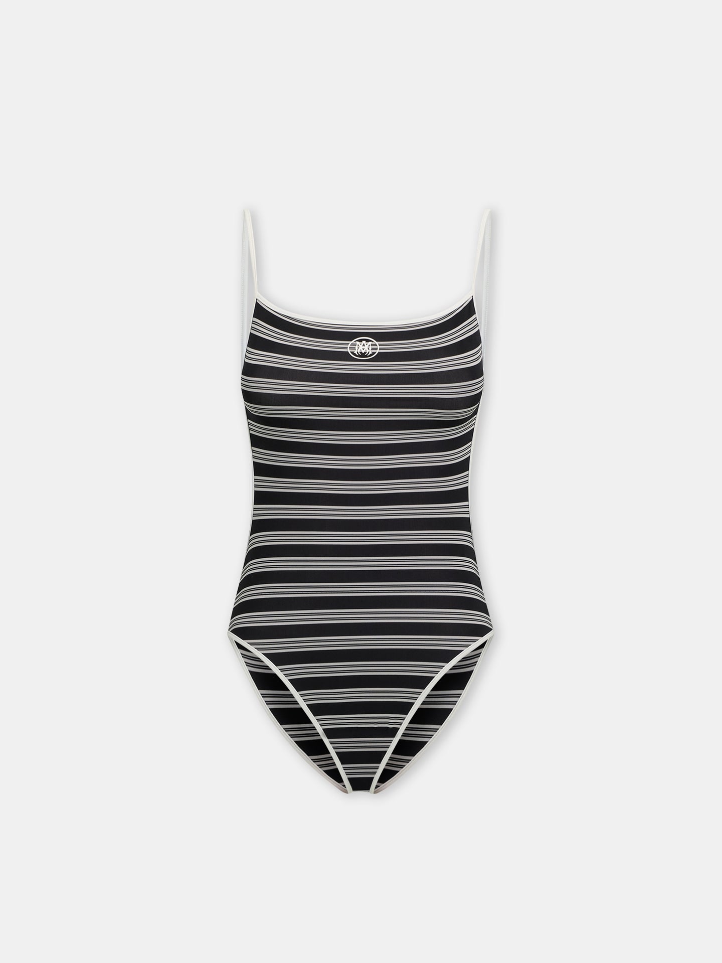 WOMEN - WOMEN'S MA STRIPED ONE PIECE - Black - AMIRI