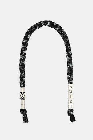 WOMEN - WOMEN'S AMIRI BRAIDED KEYCHAIN - Black - AMIRI