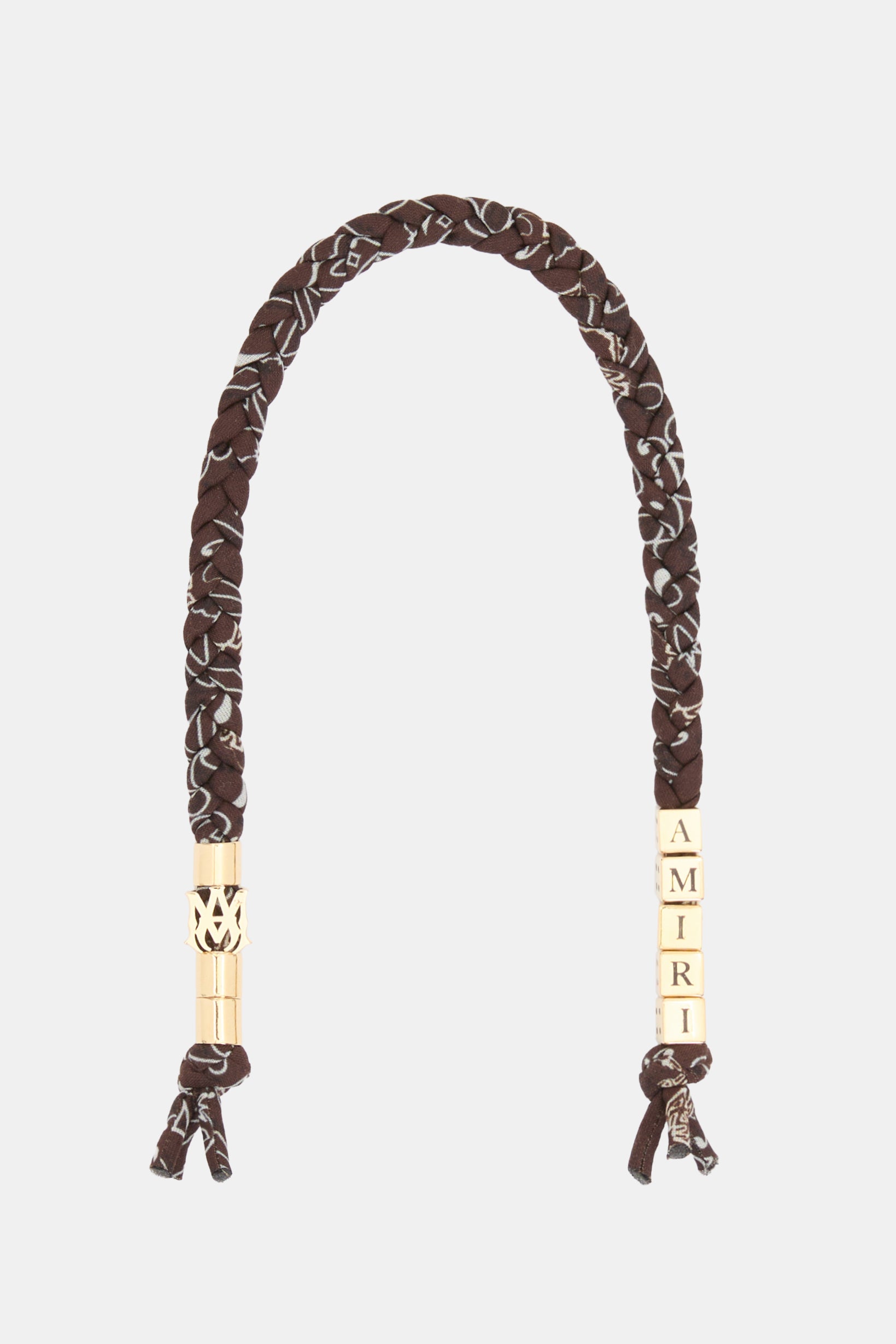 Product WOMEN - WOMEN'S AMIRI BRAIDED KEYCHAIN - Tobacco featured image