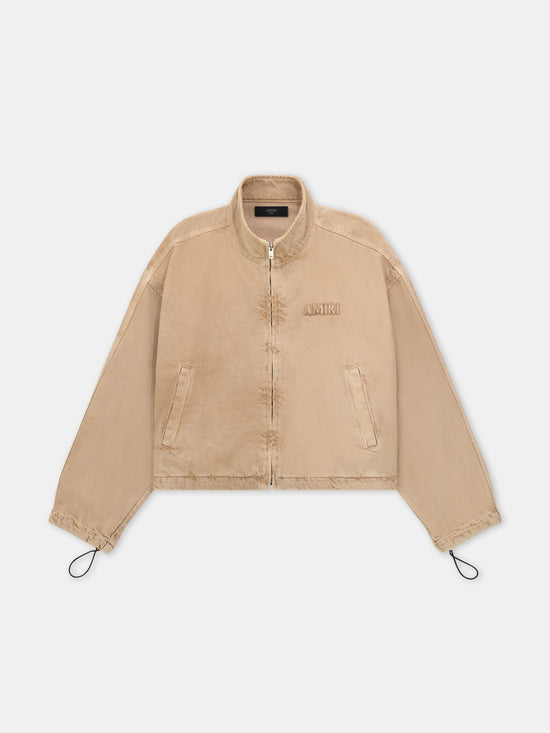 WOMEN - WOMEN'S DENIM TRACK JACKET - Sand - AMIRI