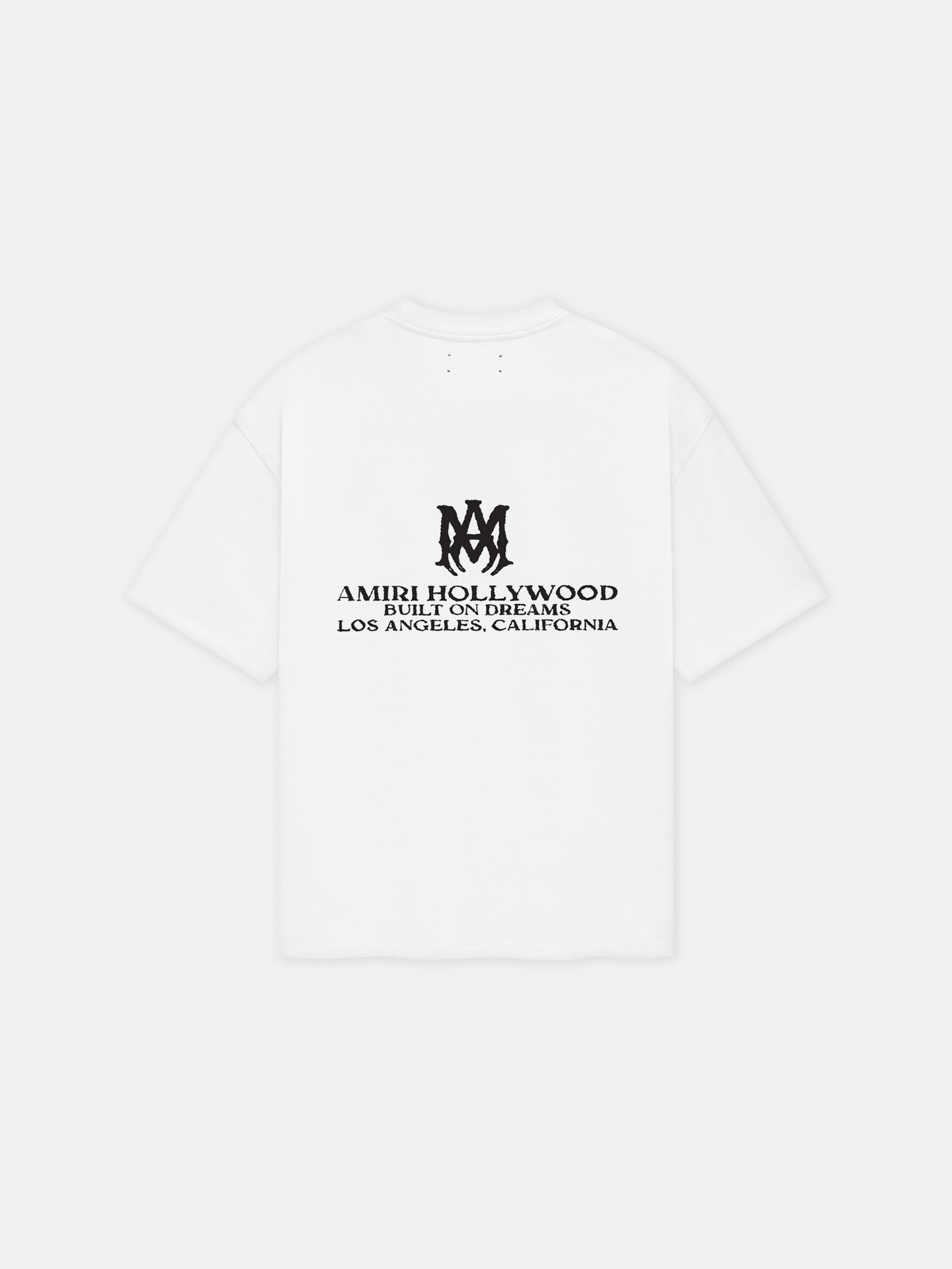 BUILT ON DREAMS OS TEE - White - AMIRI