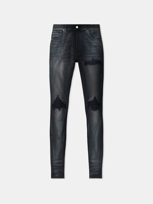 WAXED MX1 JEAN - Waxed Dusty Black - AMIRI